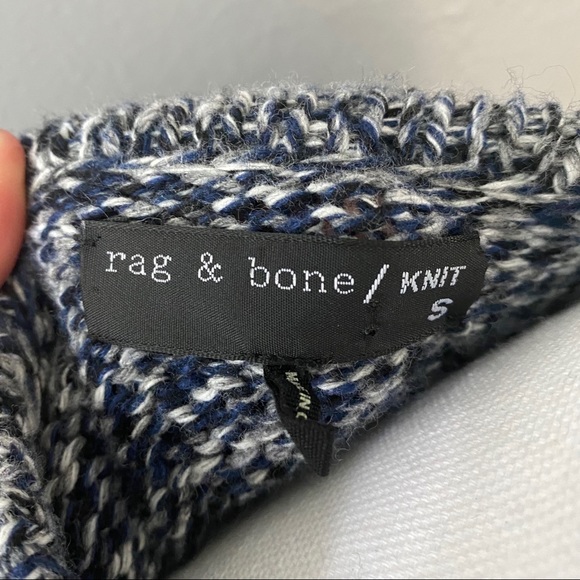 RAG & BONE Knit Marled Wool Cashmere Blend Sweater - Picture 6 of 9